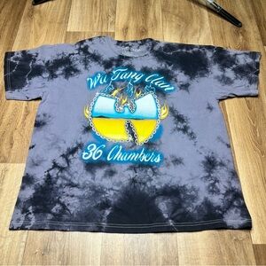 WU TANG Clan Tie Dye Graphic Print T-Shirt Rap/Hip Hop “36 Chambers” Size XL